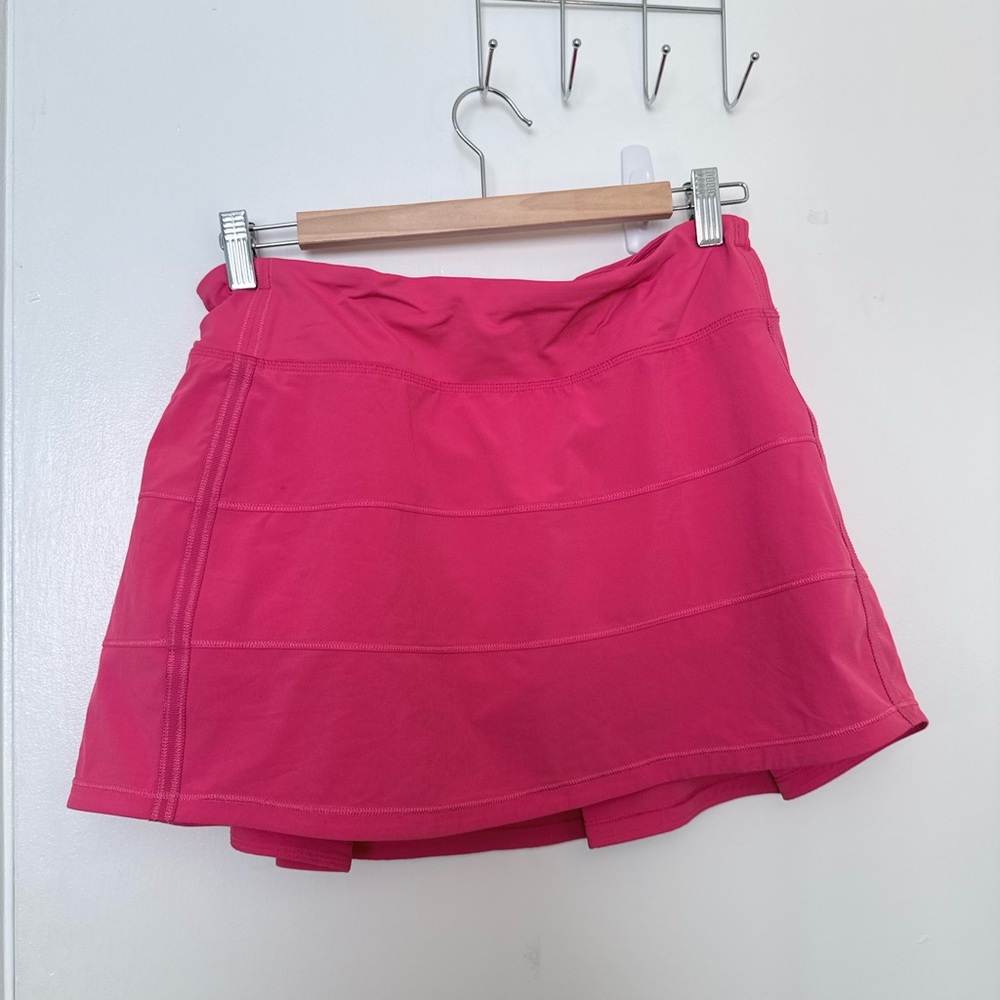 lululemon athletica Hot Pink Athletic Skirt with Built-In Shorts